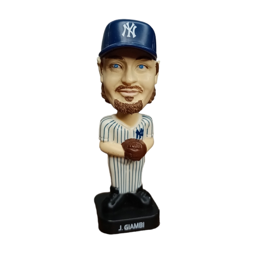 Jason Giambi Football NY Yankees 2002 Mini Bobblehead